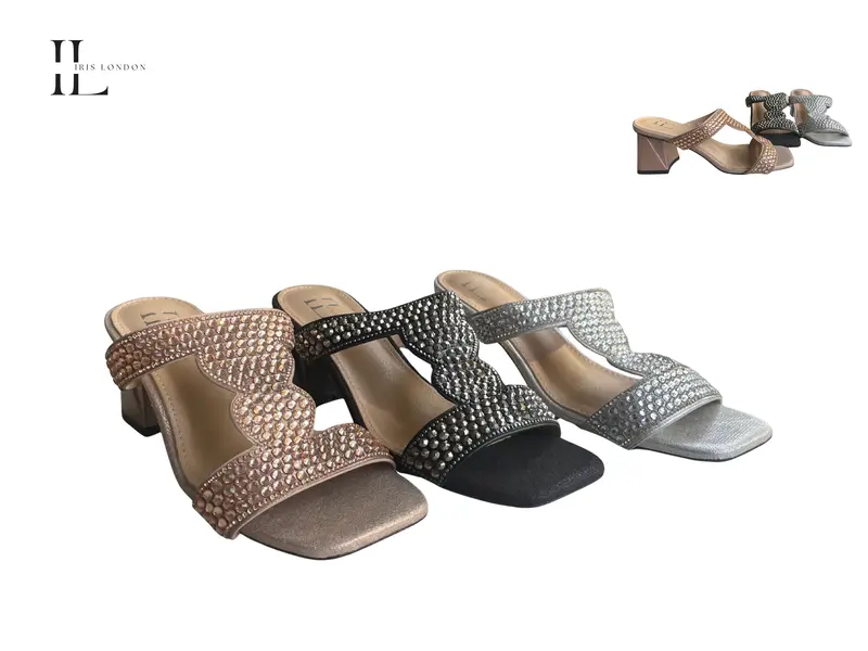 Lemon - Wholesale yellow sandal by Iris London